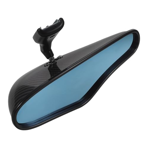 Rétroviseur intérieur en fibre de carbone Healvian miroir de recul large pour auto