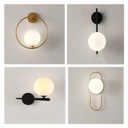 Aplique de pared LED de bola de cristal G9 para salones modernos 3