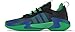 adidas Women's Exhibit Select 2.0 Pro Basketball Sneaker, Black/Semi Screaming Green/Lucid Blue, 9