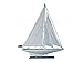 Hampton Nautical Wooden Intrepid Limited Model Sailboat Decoration, 27