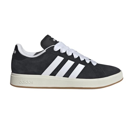 adidas Mens Grand Court Base 00S Tennis Sneakers Shoes - Black