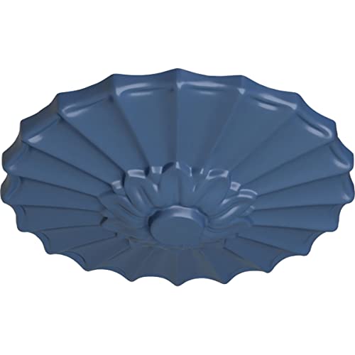 Image of 9 inchOD x 1 3 /8 inchP Shakuras Ceiling Medallion (Fits Canopies up to 1 3 /8 inch), Hand-Painted Americana