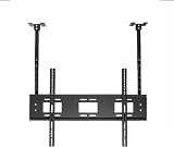 JDXQBLD Tv Ceiling Mount Adjustable Bracket, Fits 55-86 Inch Led Flat Panel Display, Double Pole Hanging Tv Bracket Tv Wall Bracket Mount