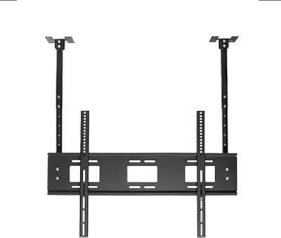 JDXQBLD Tv Ceiling Mount Adjustable Bracket, Fits 55-86 Inch Led Flat Panel Display, Double Pole Hanging Tv Bracket Tv Wall Bracket Mount