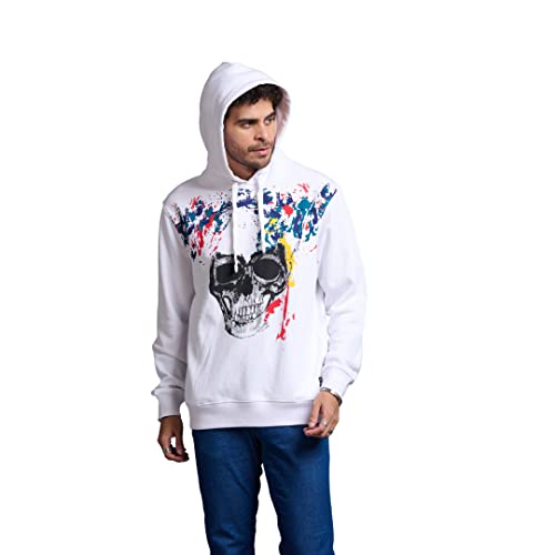 Image of Go Devil Regular Fit 100% Cotton Full Sleeves Winter Wear Stylish Trendy Printed Hoodies Sweatshirt for Men /Boys with Pockets for Everyday Use