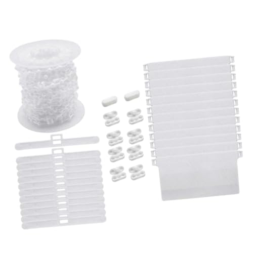 GRIRIW Blinds Beads Chain and Weights Vertical Blind Plastic Chain Connector for Easy Fixing