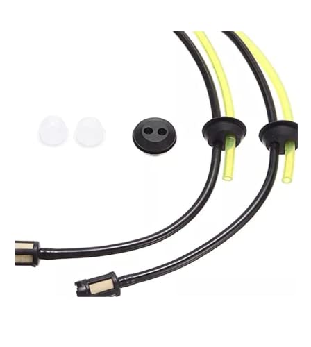 (2Pcs) FILTRO DE GASOLINA UNIVERSAL, Cortacésped Tubo de manguera de combustible Filtro de Tubo Sello Carburador para Desbrozadora Cortadoras Cortacésped