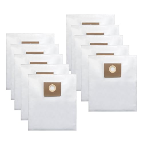31345061010 Filter Bag for Fein Turbo I Dust Extractors Wet/Dry Shop Vac Dust Extractor Bags Replacement for Fein Turbo 1 Dustex 25L Model Tear-Resistant Vacuum Bag 2-3 Times More Capacity 10 Pack