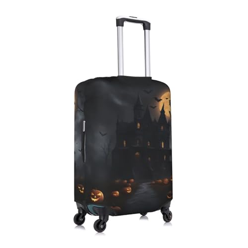 Halloween Goth Tsa Approved Luggage Cover For 18-32 Inch Suitcases Scratch-Resistant Stretch Luggage Cover3