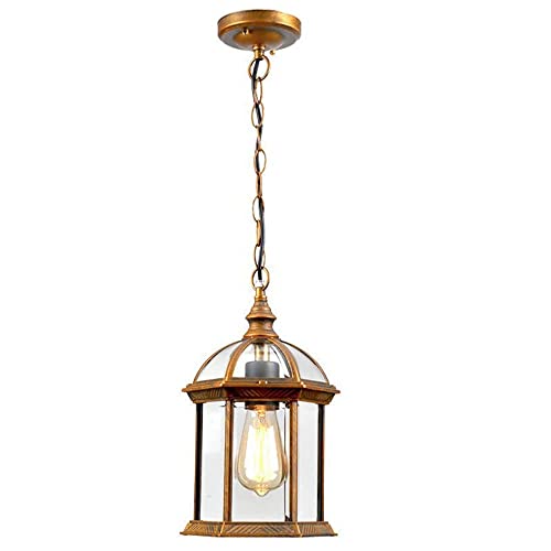 Lampe de ferme étanche extérieure luminaire suspendu rustique jardin