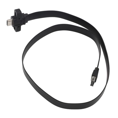 Cable Tipo E a Tipo C de 20 Gbps con instalación de tornillo y transferencia de datos de 0.5M 4