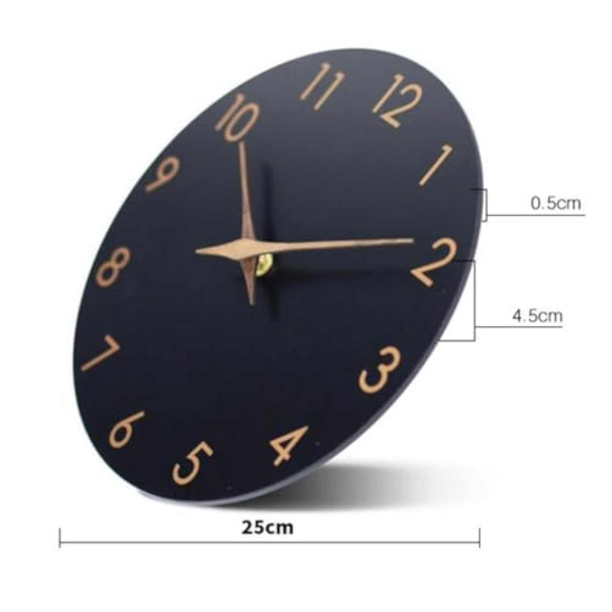 Silent Minimalist Wall Clock Decor for Kitchen Hotel