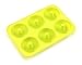 Da.Wa Moldes de Silicona Para Rosquillas Bandeja Antiadherente Para Hornear Recipiente Resistente al Calor Para Bizcochos de Bizcochos de Pastelería Muffins (Verde fluorescente)