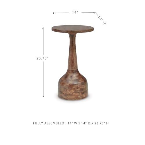 Signature Design by Ashley Round Pedestal Accent Table, Joville - image 2