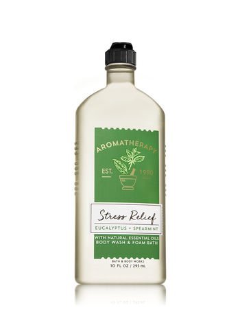 Aromatherapy Body Wash & Foam Bath 10 oz (3 Piece Bundle - Stress Relief, Sleep, and Comfort)