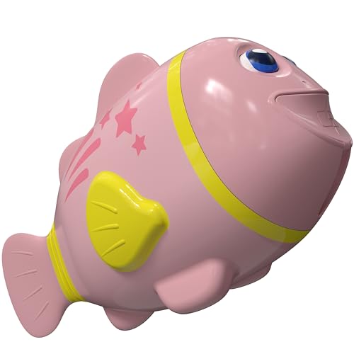 Rechargeable Swimming Fish Toy, Light up Bath Toys with...