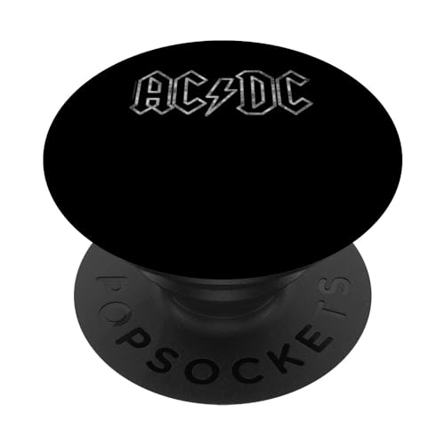 AC/DC Rock Music Band Jagged Logo PopSockets Standard PopGrip