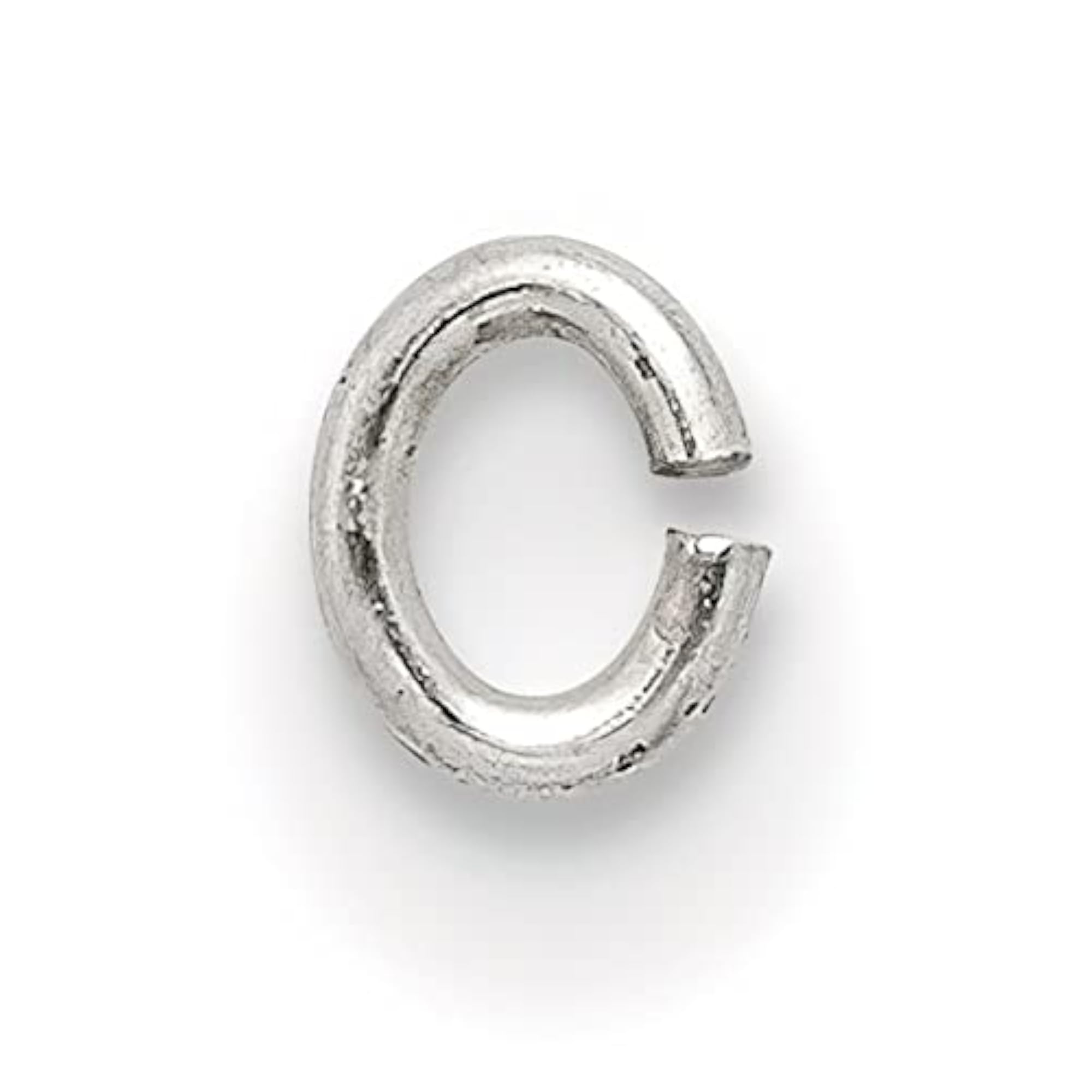 Sterling Silver 22GA Oval Jump Rings, 2.8mm