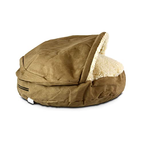 Snoozer Luxury Orthopedic Cozy Cave Pet Bed, X-Large, Camel #TOP5