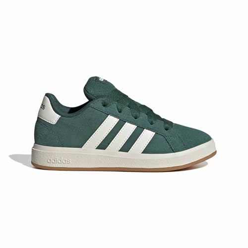 adidas Unisex Kinder Grand Court 00S Kids Shoes, Collegiate Green/Off White/Gum, 28.5 EU – Ansicht 2