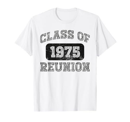 1975年の授業 同窓会50周年 高校同級生記念日 Tシャツ