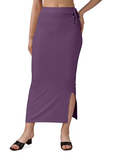 Image of Mehrang Microfiber Saree Shapewear Petticoat for Women, Cotton Blended Shape Wear Dress for Saree
