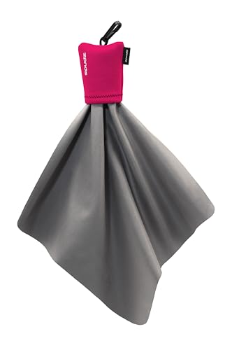 Microfiber Cloth Screen Cleaner Premium Ultra Soft - Multi-Purpose 10x10 Hot Pink SPUDZ for Glasses, Camera Lens, Electronics, Phone, TV, Tablet
