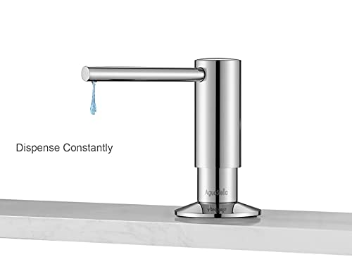 Aguastella ASF026CH Built In Soap Dispenser Chrome For Kitchen Sink With Soap Bottle Countertop Pump thumb #3