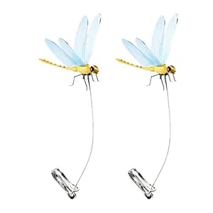 Dragonfly Wingman Clip-On Natural & Organic Concept Deer and Horse Fly Repellent – Designed in Canada (Random Color) (2…