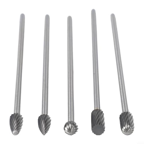 Set de 5 fresas de carburo sólido cort single 3x6x100mm miniatura 6