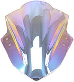 Double Bubble Windshield Windscreen for Kawasaki Ninja 300 EX300R 300R 2013-2017 (Smoke)