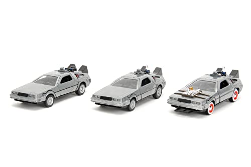 Jada Máquina del Tiempo 1:32 Pack de 3 Coches Die-Cast miniatura 3