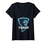 Photo Gallery donna tornado skull horror grafica divertente cool storm chaser maglietta con collo a v Photo Gallery donna tornado skull horror grafica divertente cool storm chaser maglietta con collo a v