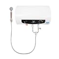 Electric Tank Hot Water Heater 110V 1500W 25-75? IPX4 Wall Mounted Quick Heating Tap Shower Water Heater Warmer for Kitchen Counter Rv Tr Trailer