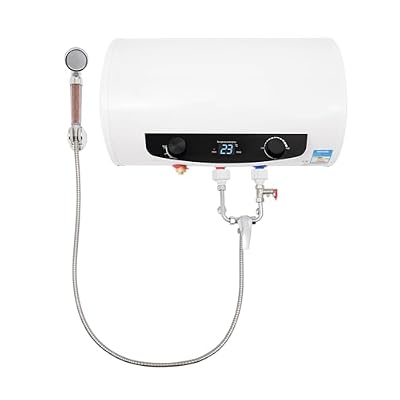 Electric Tank Hot Water Heater 110V 1500W 25-75? IPX4 Wall Mounted Quick Heating Tap Shower Water Heater Warmer for Kitchen Counter Rv Tr Trailer