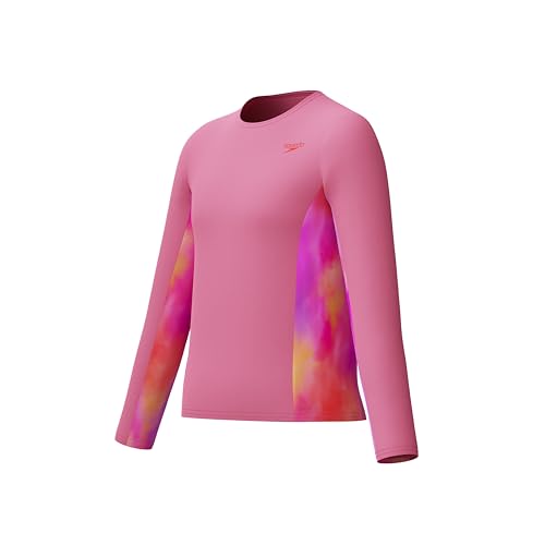 Speedo Girl's Uv Swim Shirt Long Sleeve Rashguard - image 8