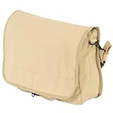 Rothco Vintage Canvas Paratrooper Crossbody Shoulder Bag, Khaki, One Size