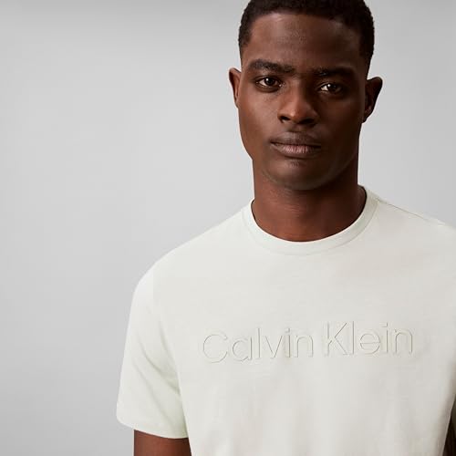 Image of Calvin Klein Men's Relaxed Fit CK Logo Crewneck T-Shirt