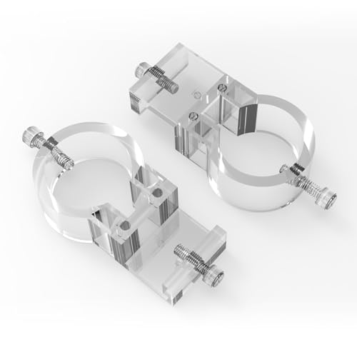 FZONE Detachable Acrylic Bracket – Compact Filter Pipe Holder for Glass & Stainless Steel Aquarium Lily Pipes (S)