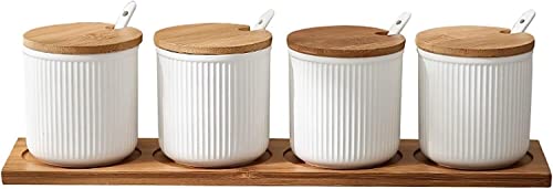 Jarra de especias jar de especias estilo nórdico jarro de condimentos de cerámica casilla de cerámica casera condimentante jarro chili sal jar de azúcar condimento tanque de almacenamiento de botella