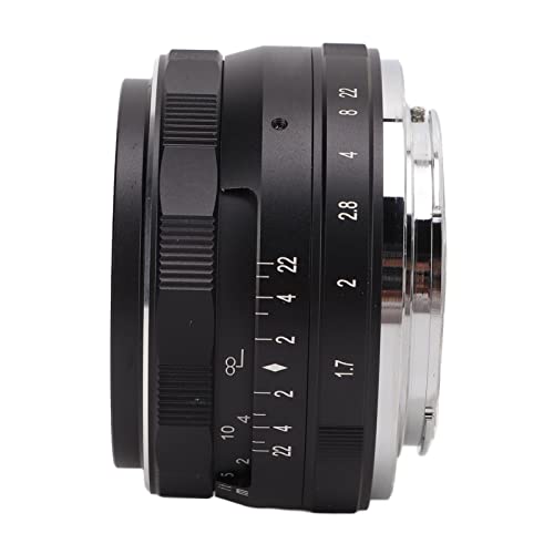 Festes Objektiv, kompaktes 35-mm-F1,7-Kameraobjektiv. für das Porträt nehmen