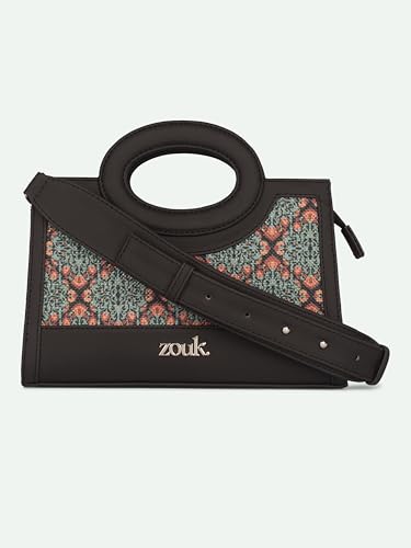 Image of ZOUK Zoe Sling Bag | Stylish Women's Crossbody Bags | Purse | Detachable Strap | Water-Resistant | Trendy Girls Side Bag | Compact & Chic