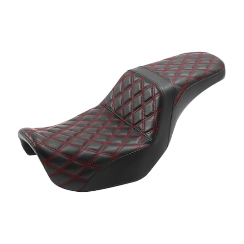 Selle de moto Dyna Low Rider Street Bob 2006-2017 avec assise passager arrière