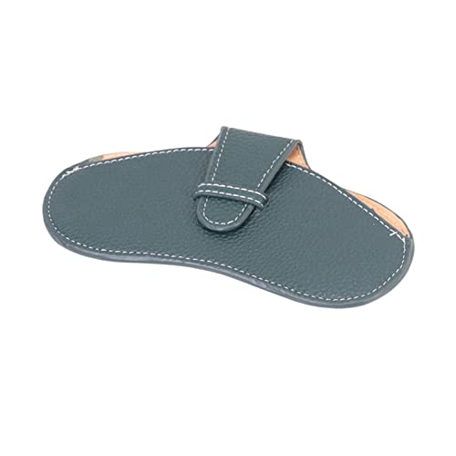AttreX Funda de cuero for gafas con hebilla de cuerda, caja de almacenamiento, funda for gafas de sol, contenedor for gafas Cajas (Color : 4-dg, Size : One Size)