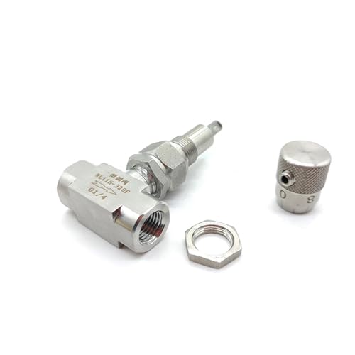 Vanne de regulation inox 304 de haute precision filetée 3/8 - 5
