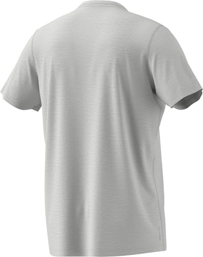 Adidas Uomo Own The Run Melange T-Shirt, Orbit Grey, S - 4