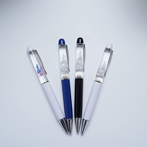 Image of Egg Sperm Pen 3D Floater Floating Will Be Moved Funny Pens For Adults Him Her Unique Gift Boy Girl Friend Women Wife Husband(Black)