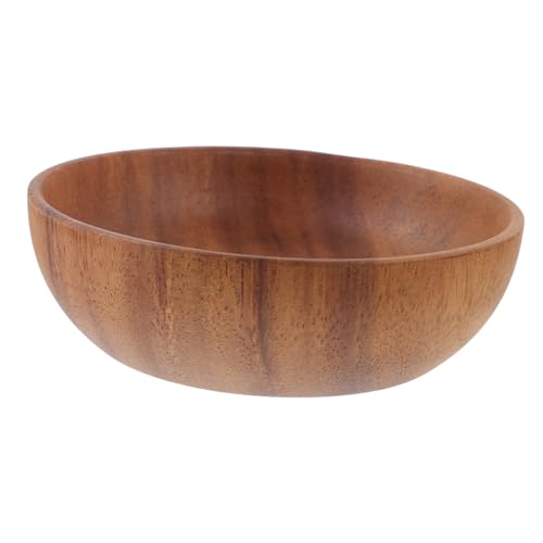 AMUSLESUR 木製ディップボウル 家用デザート皿 調味料収納プレート ポータブル丸型食器 レストラン パーティー対応