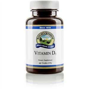 Naturessunshine Vitamin D3 Supports Bone Health 60 Capsules (Pack of 2)