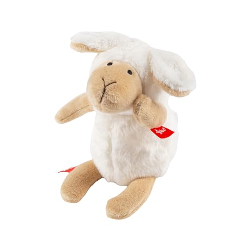 SIGIKID 38822 Mini Granulat Schaf Sweeties Mädchen und Jungen Babyspielzeug empfohlen ab Geburt weiß, STK